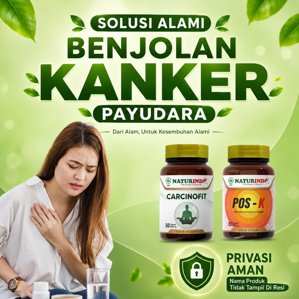 Obat Kanker Payudara Tumor Kista Benjolan Herbal Paling Ampuh Carcinofit Naturindo Asli