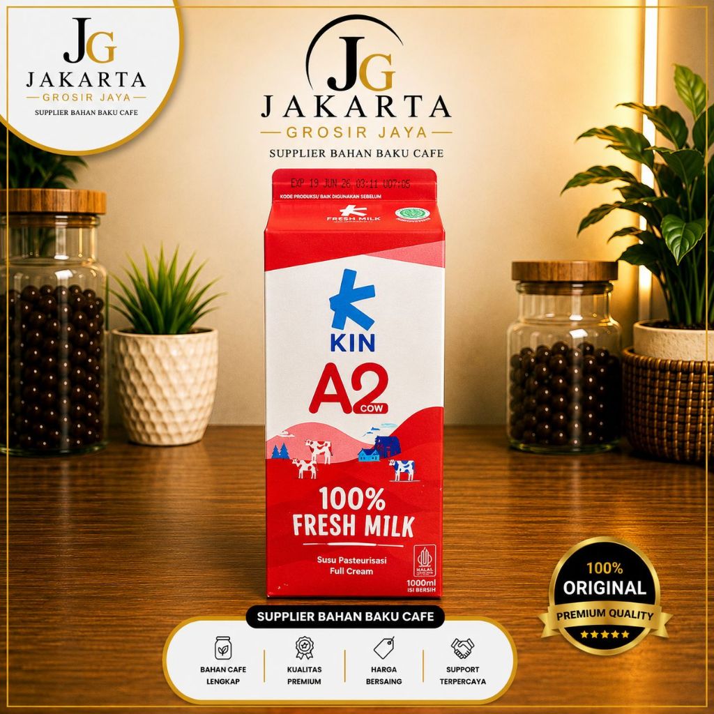 Jual KIN MILK FRESH MILK VIT A2 | SUSU KIN FRESH MILK 1 LITER | Shopee ...