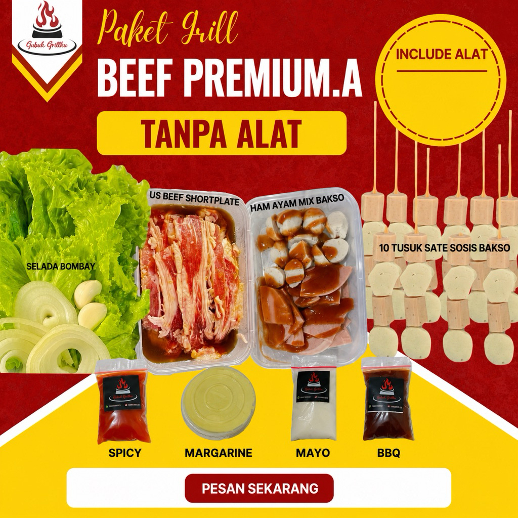 Jual PAKET BEEF PREMIUM A + CHICKEN SLICE (PAKET BBQ || PAKET) | Shopee ...