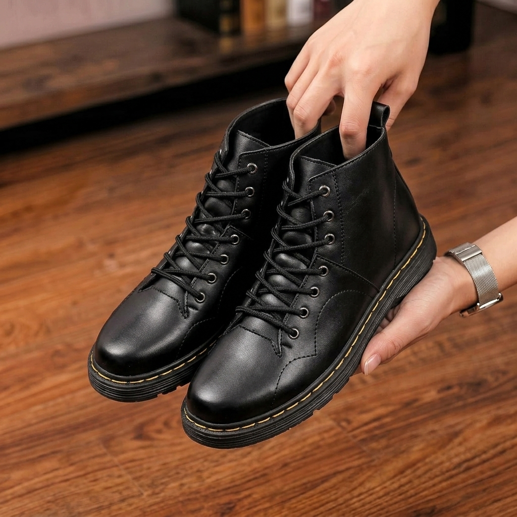 Jual DEMOUS TODO - Sepatu Docmart Boots Formal Pantofel Kerja Pria ...