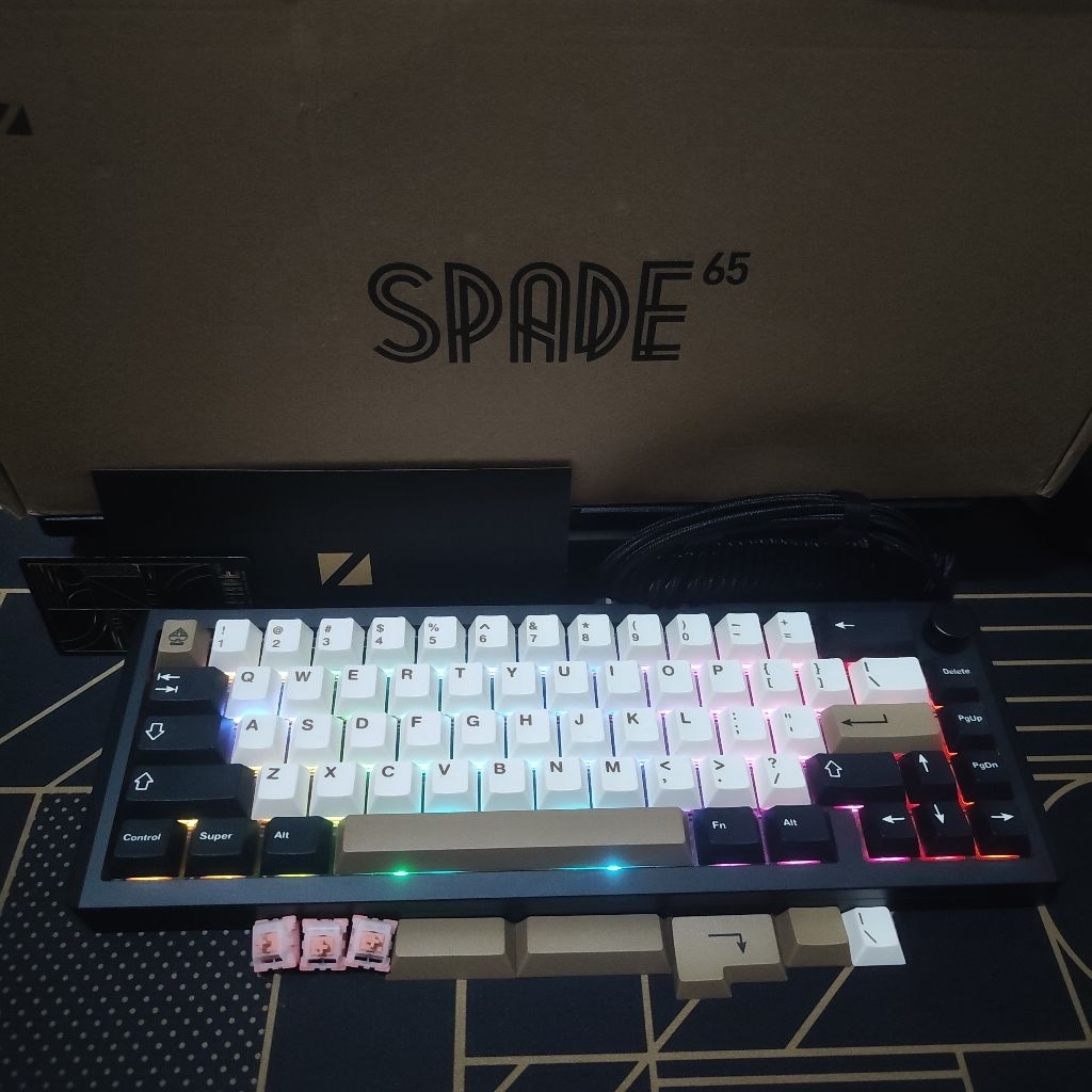 Jual Noir Spade65 65% Aluminum Wireless Mechanical Keyboard Gasket ...
