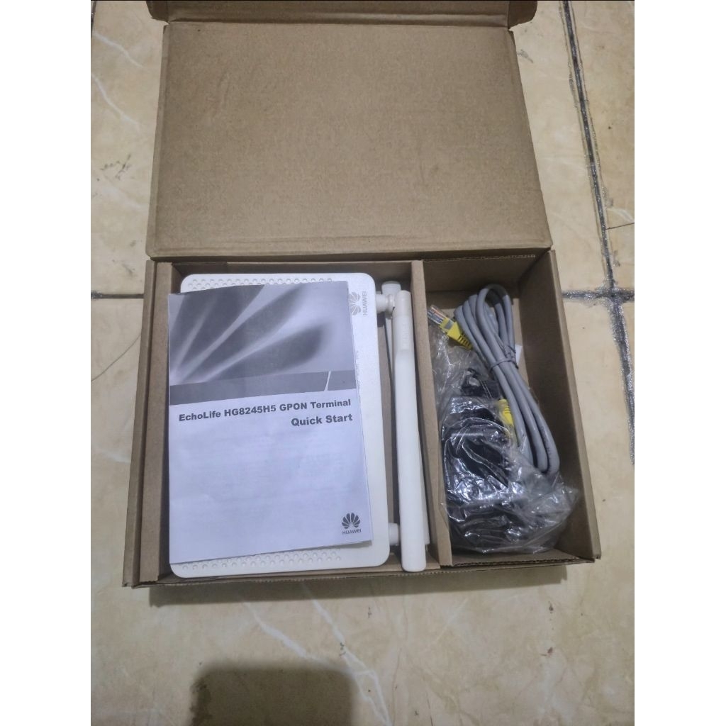 Jual Modem ONT Huawei GPON HG8245H5 Port Hijau/Biru | Shopee Indonesia