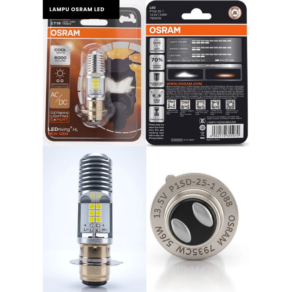 Jual LAMPU BHOLAM OSRAM LED K1 | Shopee Indonesia