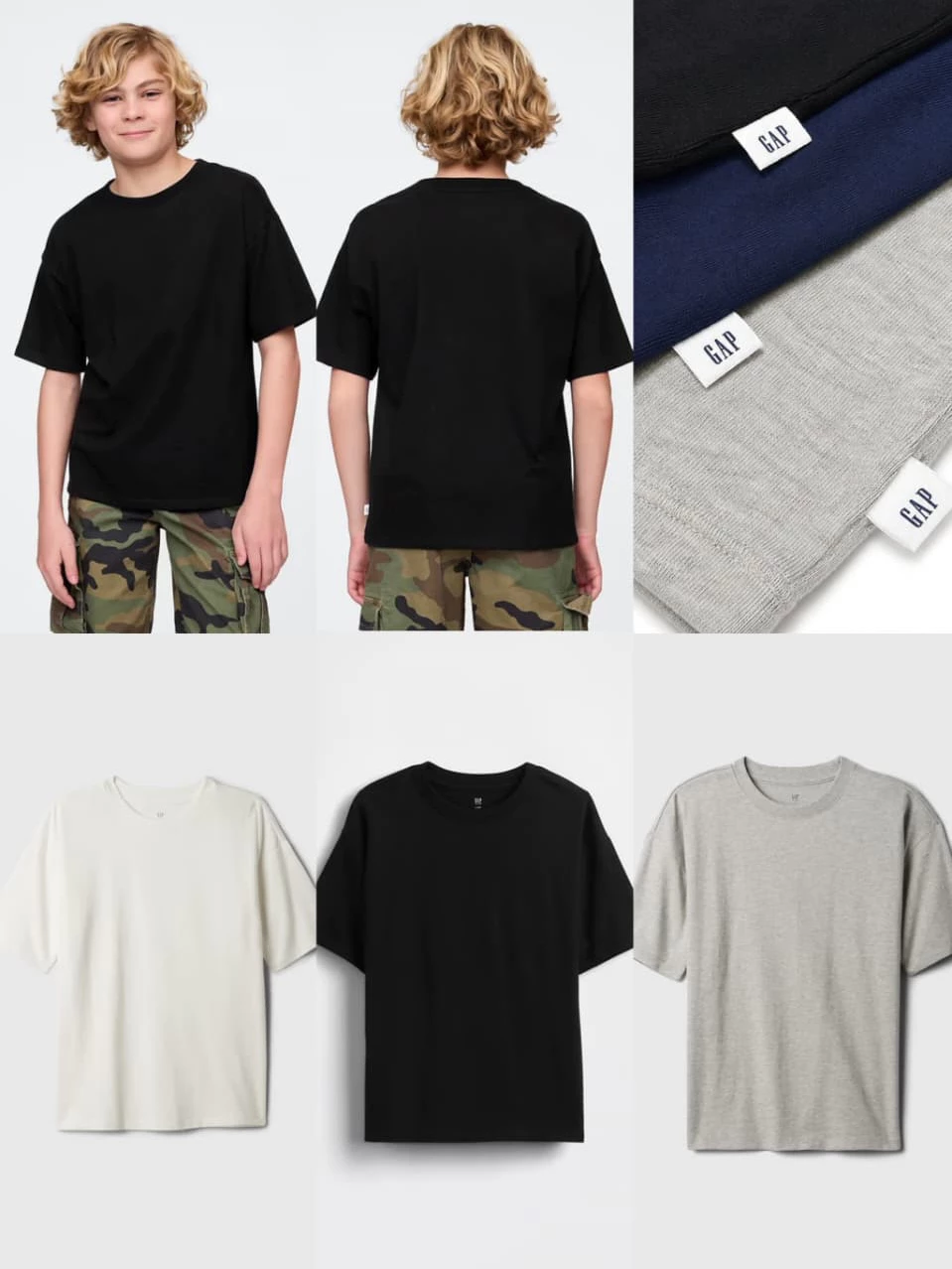 Atasan Basic Kaos Anak Junior Adem Nyerap Keringat - Kids Relaxed T-Shirt - 2336