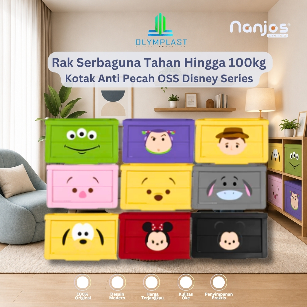 Jual Olymplast X Tsum Tsum Disney Series / OSS / Storage Solution ...