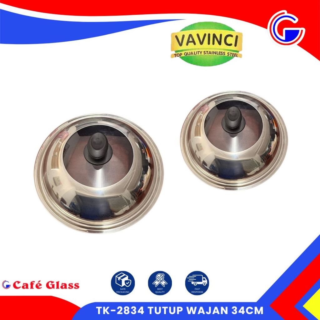 Tutup Kaca-Tutup Wajan Stainless-Tutup Vavinci-Tutup Serbaguna