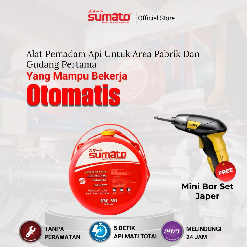 Jual Sumato - Smart Fire Extinguisher Alat Pemadam Api Otomatis SM 40 ...