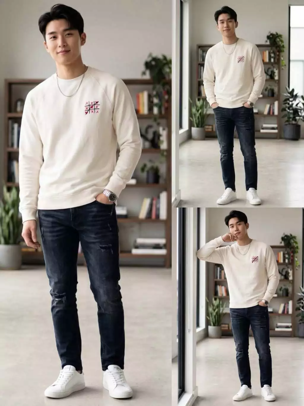 Sweater Pria GF Men's Crewneck Sweatshirt - 2617