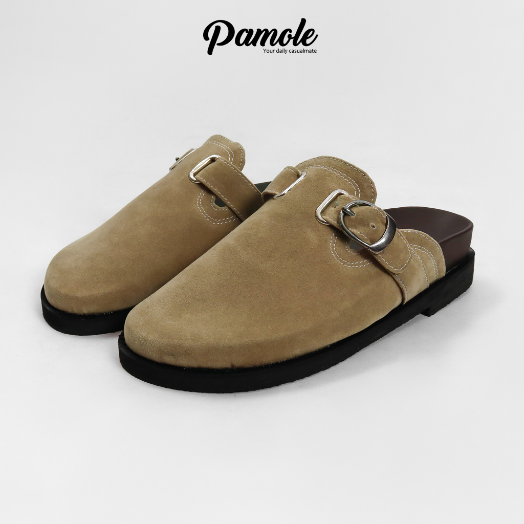 Jual Pamole Sandal Wanita Kekinian Bustong Wanita Mules Slip On Cewek ...