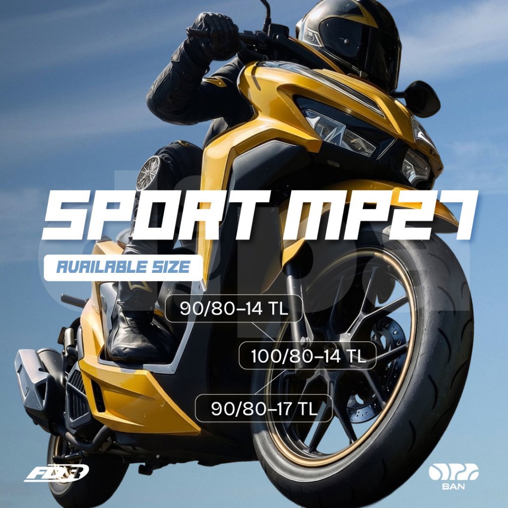 Jual FDR Racing Sport MP 27 Ring 14 / Ring 17 – Ban Motor Racing TL ...