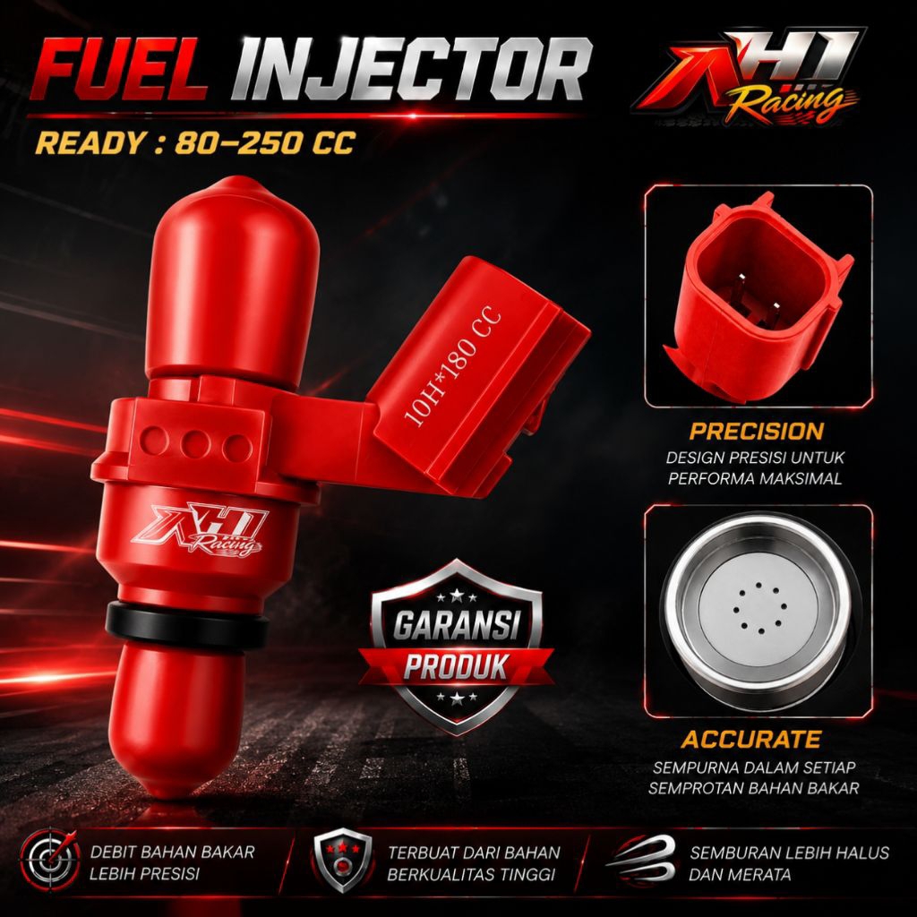Jual INJECTOR INJEKTOR RACING AH1 8 10 12 HOLE HONDA BEAT VARIO 110 125 ...