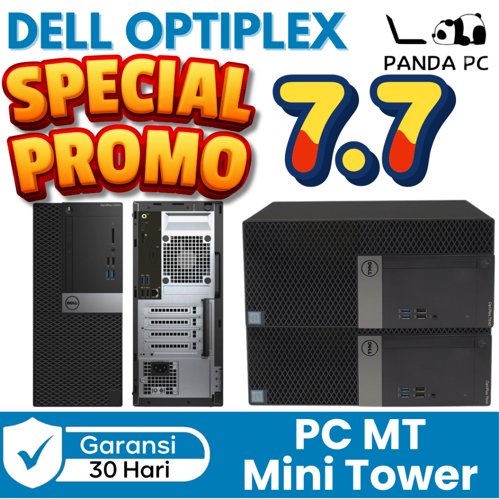 PC Dell Optiplex 3040 / 5040/ 7040 Mini Tower i3 / i5 / i7 Gen 6 PC MT