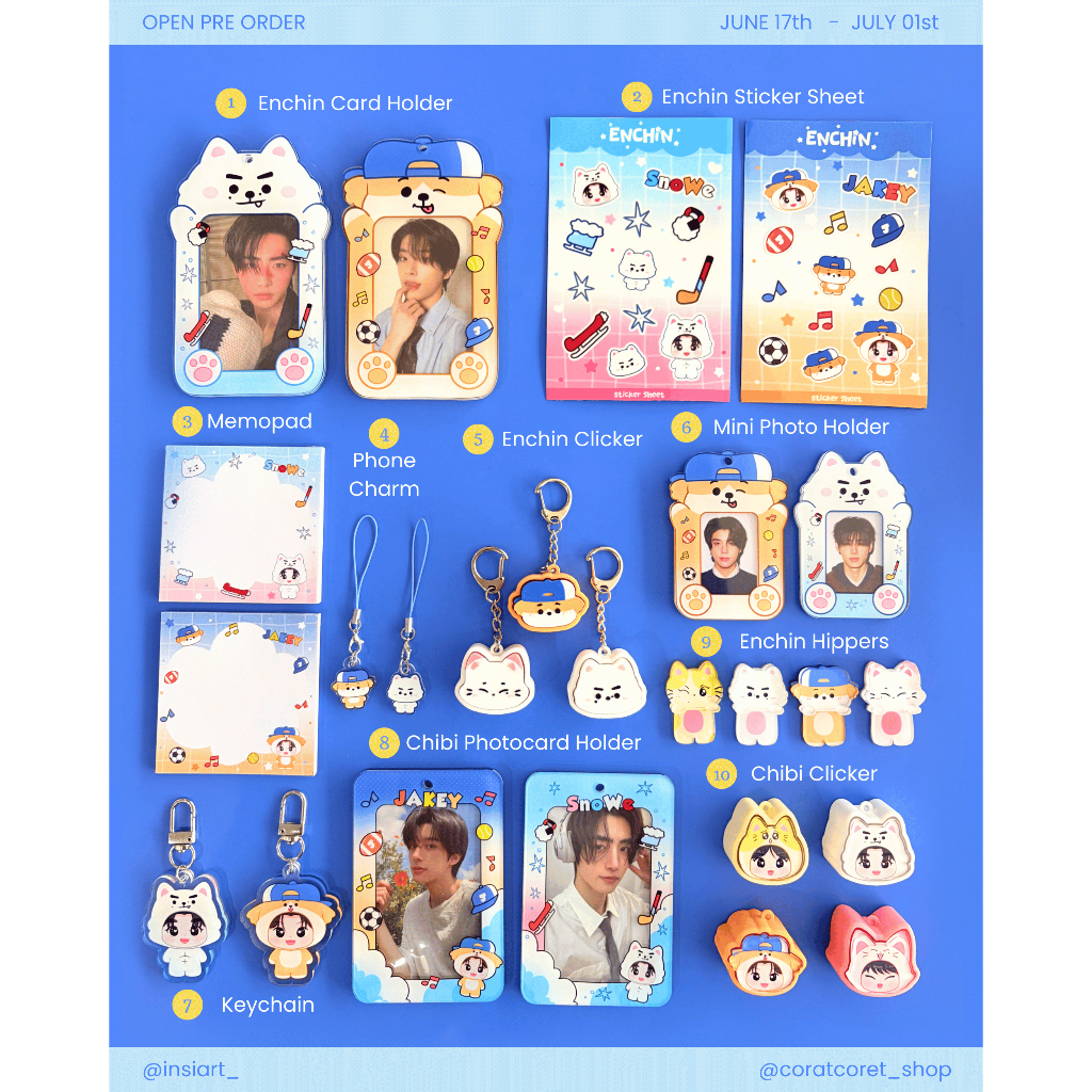 Jual ENCHIN MERCH ENHYPEN - JUNGWON, HEESEUNG, JAY, JAKE, SUNGHOON ...
