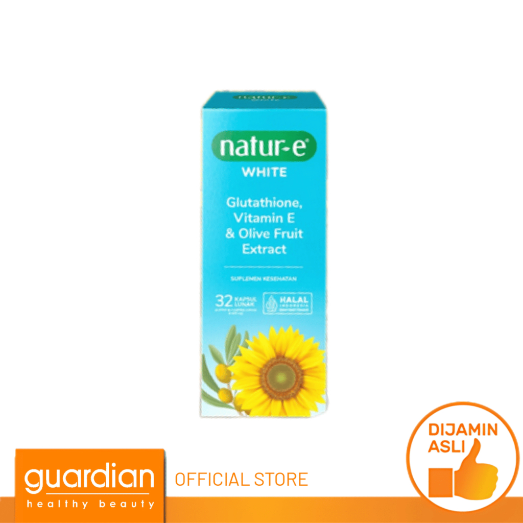 Jual Natur-E White Suplemen - Dengan Natural Vitamin E, Olive Extract & Glutathione