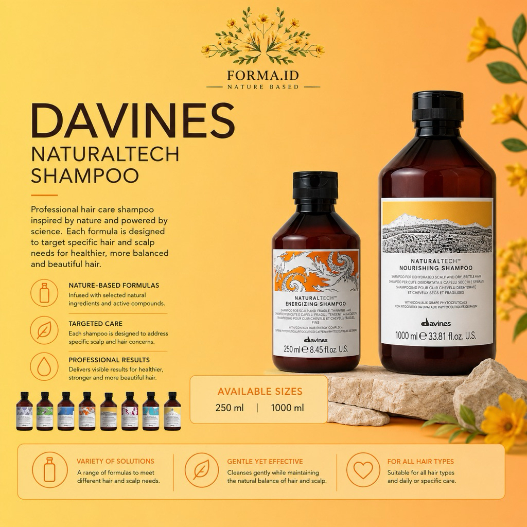 DAVINES NATURALTECH SHAMPOO (ORIGINAL)