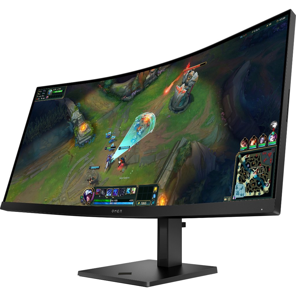 OMEN Curved Gaming Monitor HP 34c G2 WQHD 34 Inch 3440 x 1440 180Hz 1ms MPRT HDMI Display Port Garansi 3 Tahun Promo Murah Gratis Ongkir Official (2)