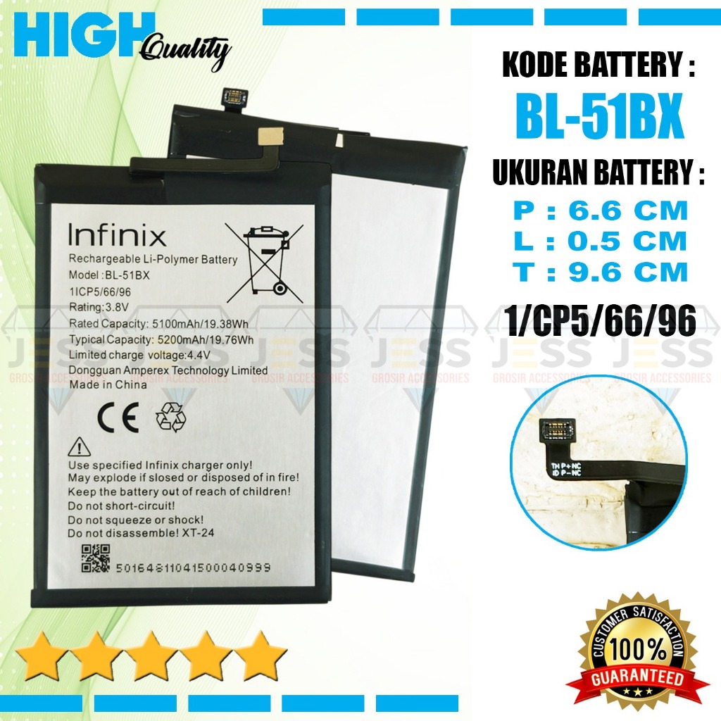 Jual Baterai Infinix Note 8 X692 Note 8i X683 X683B Hot 10 X682 X682C ...