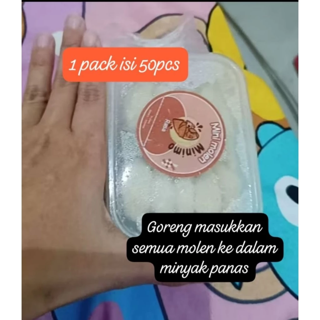 Frozen Molen Pisang Coklat Mini