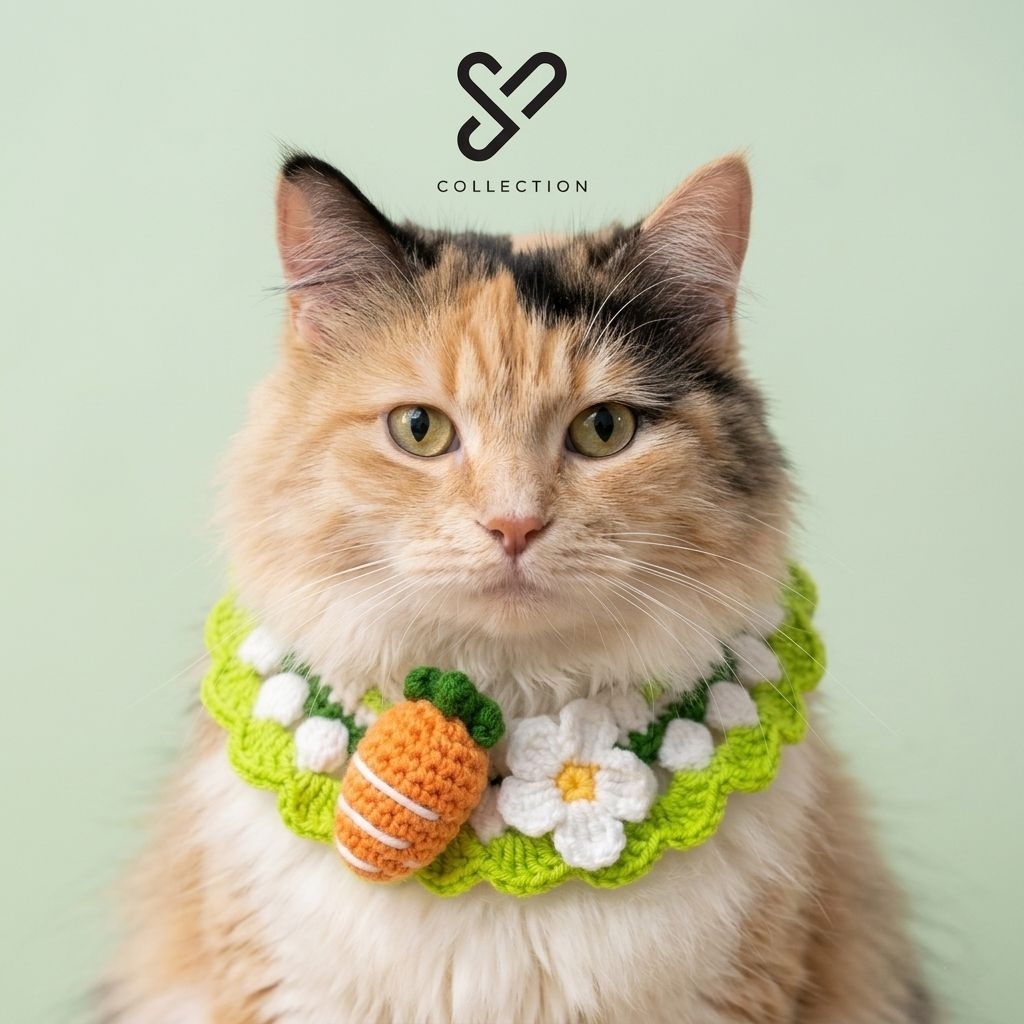 Jual (KATALOG 2‼️) PET COLLAR CROCHET | KALUNG KUCING RAJUT | PRE-ORDER ...
