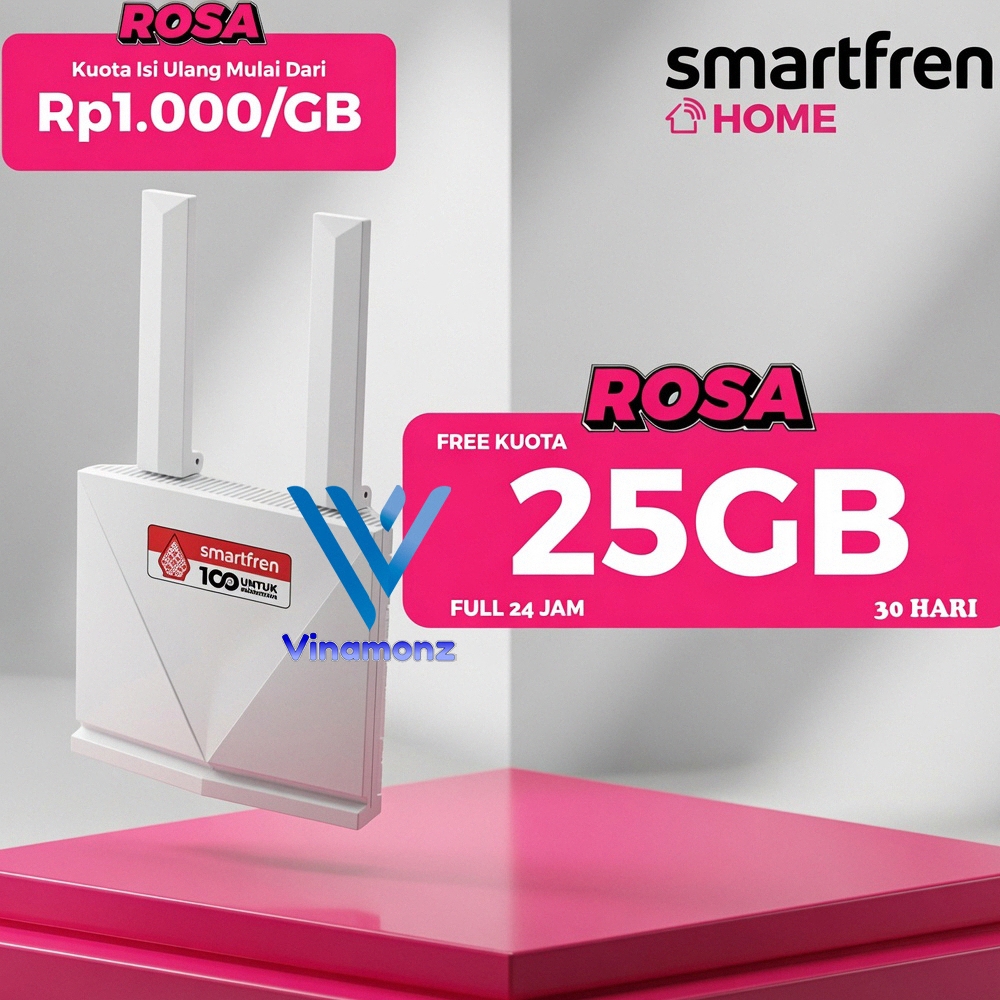ZTE RE11 MODEM ROUTER  WIFI 4G Smartfren Home ROSA FREE 25GB