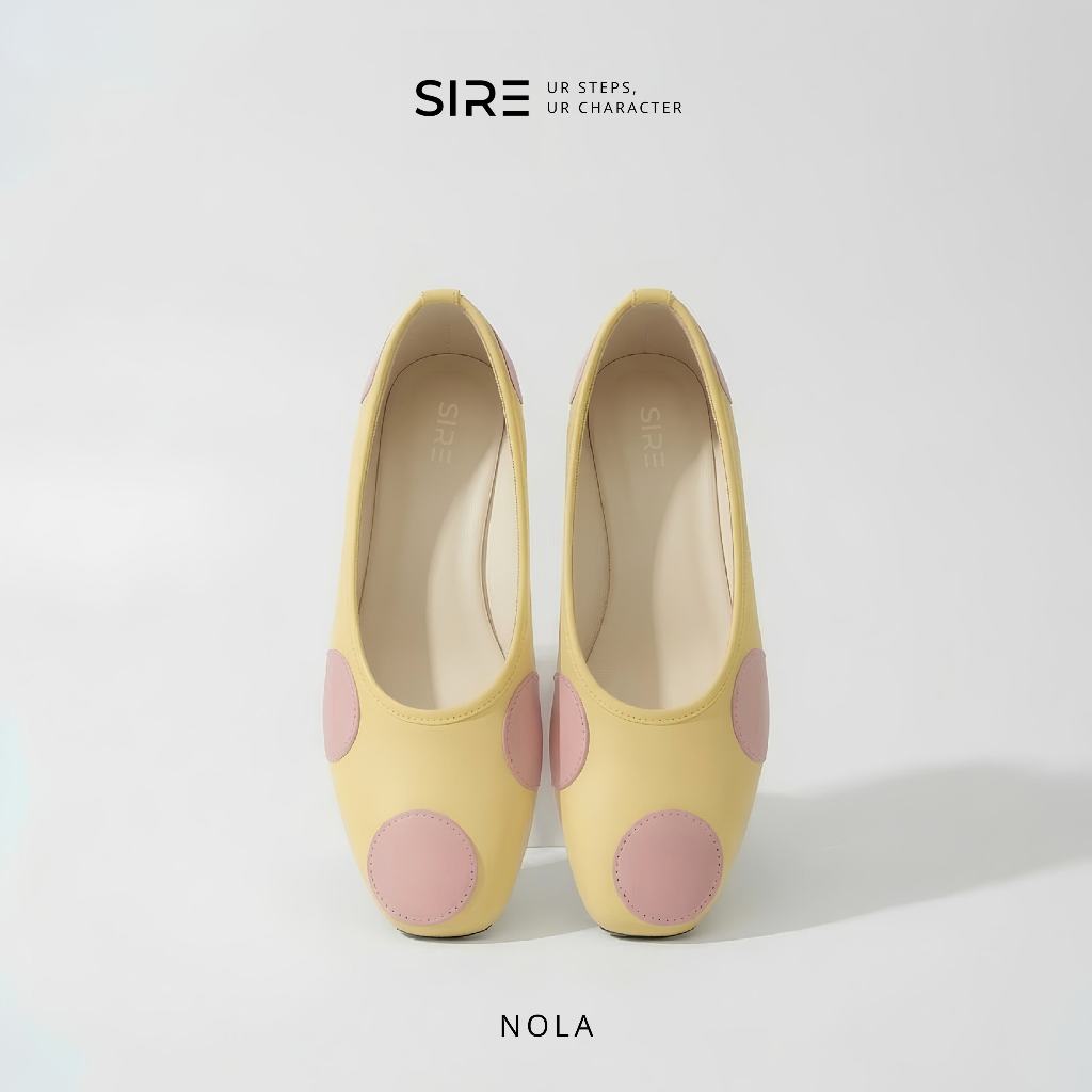 SIRE - Nola Sepatu Wanita Flat Shoes Wanita Polkadot Nyaman Anti Slip