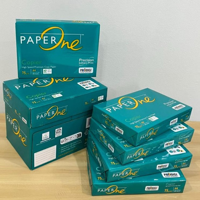 Jual Kertas Paper one A4 75 Gram / 1 rim isi 500 lembar / Kertas HVS ...
