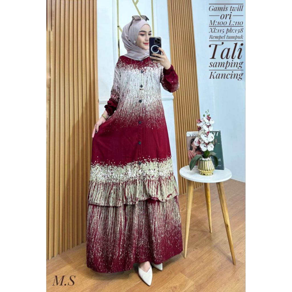 Gamis Twill Gamis Twill Pekalongan Gamis Cap 3