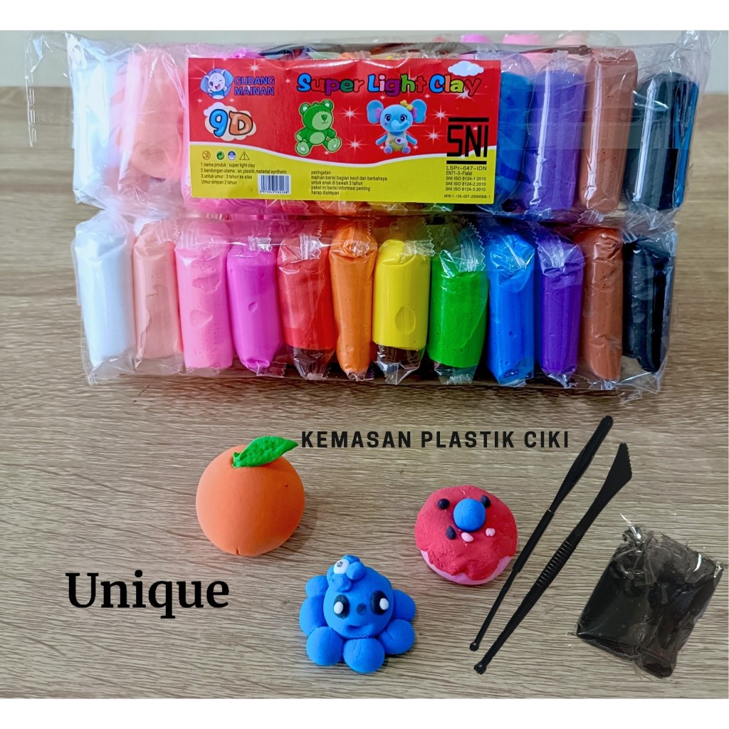 Jual [ ISI 12PCS ] CLAY POLYMER MAINAN ANAK | Shopee Indonesia