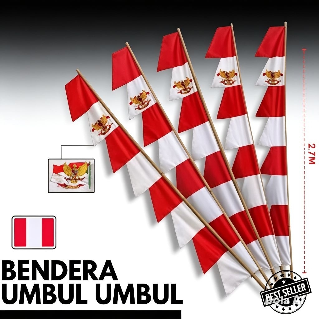 UMBUL-UMBUL MERAH PUTIH | ATRIBUT KEMERDEKAAN HUT RI
