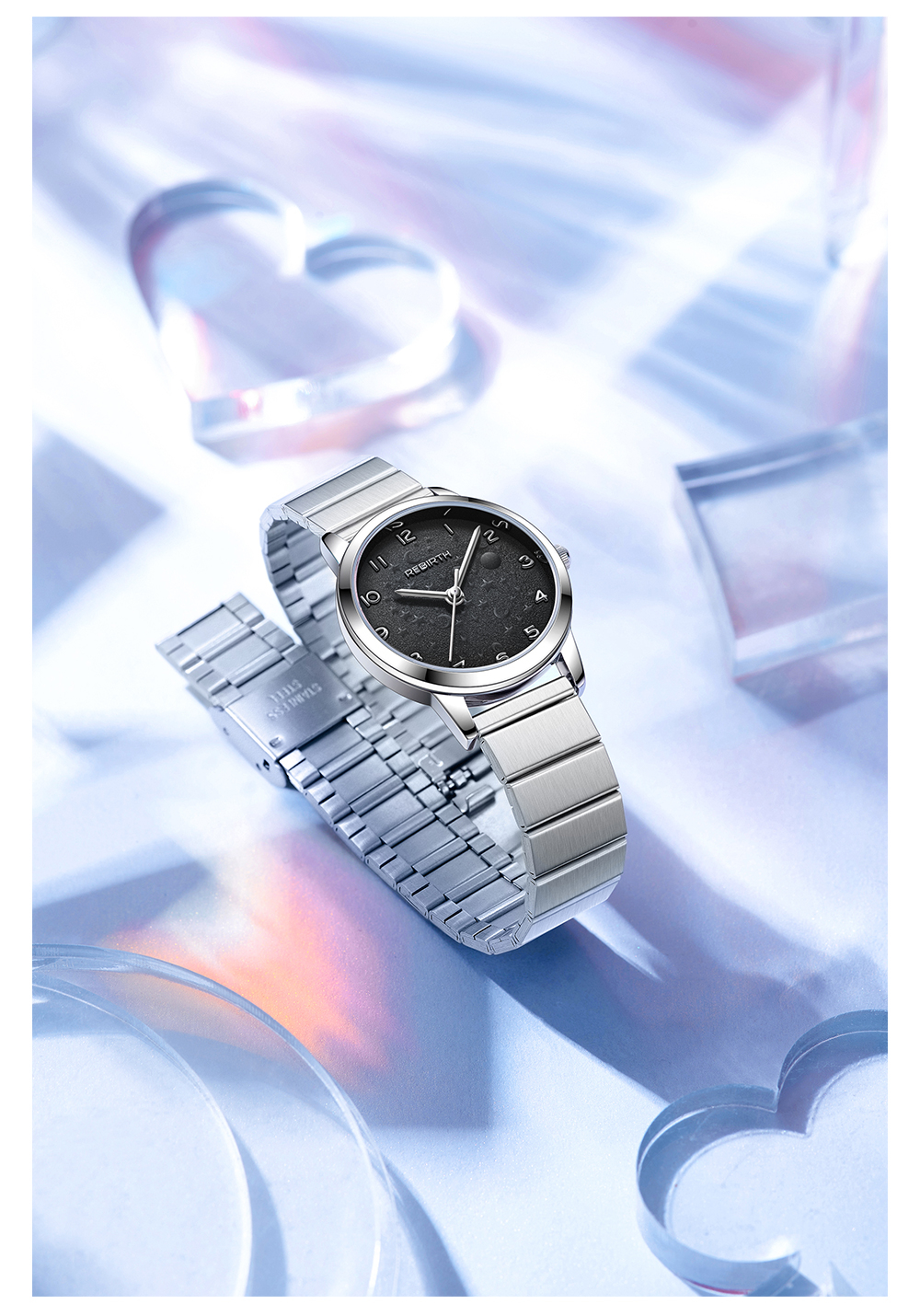 Jual REBIRTH Jam Tangan Wanita Original Anti Air Kecil Kuarsa Tali ...
