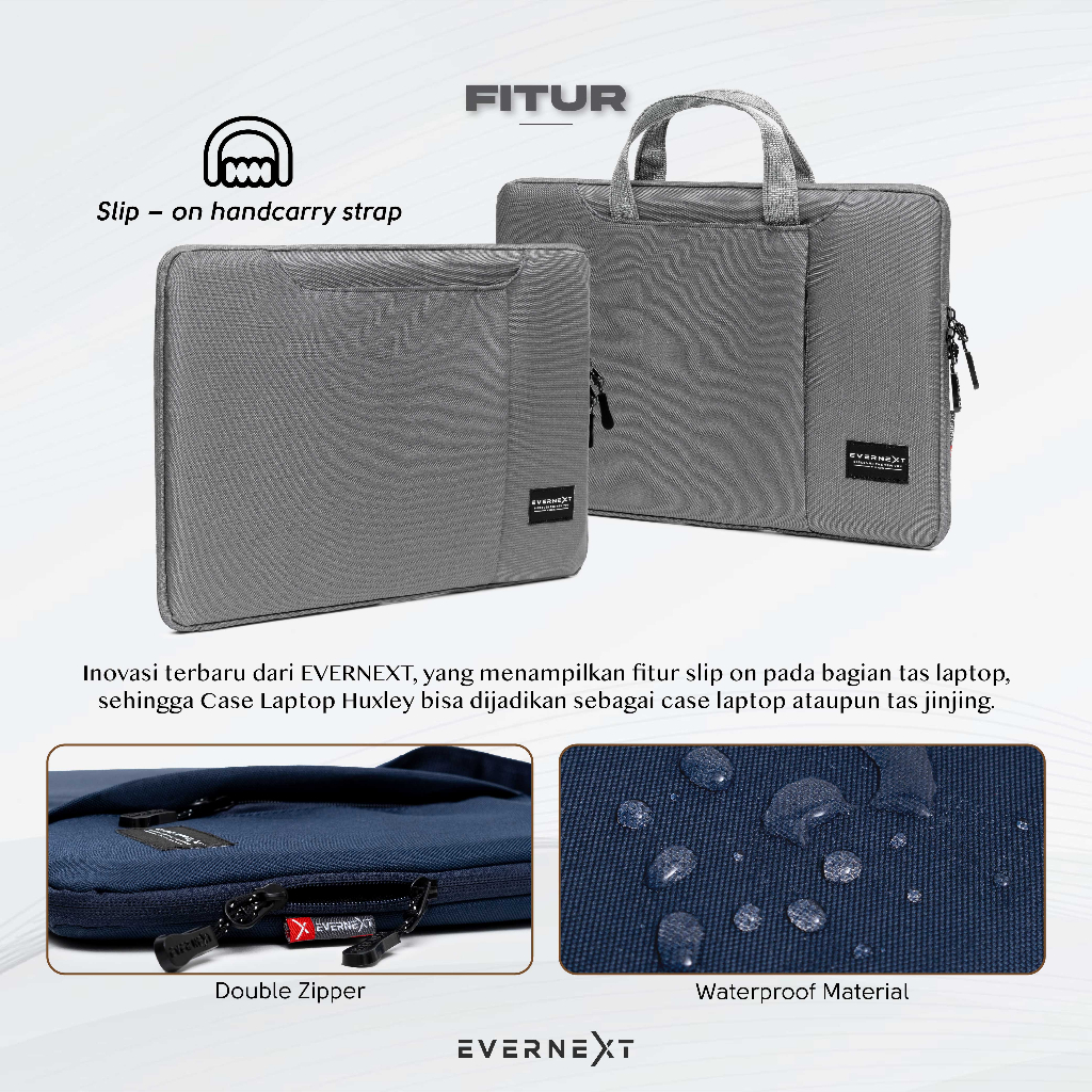 Jual Evernext - Tas Laptop Waterproof Soft Case Laptop Anti Air 14