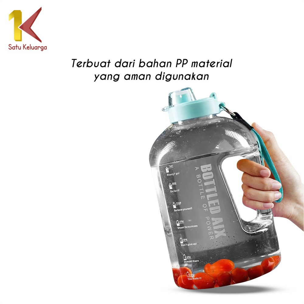 Jual Satu Keluarga Botol Minum Transparan 2200ML C470 Tumblr Botol Gym ...