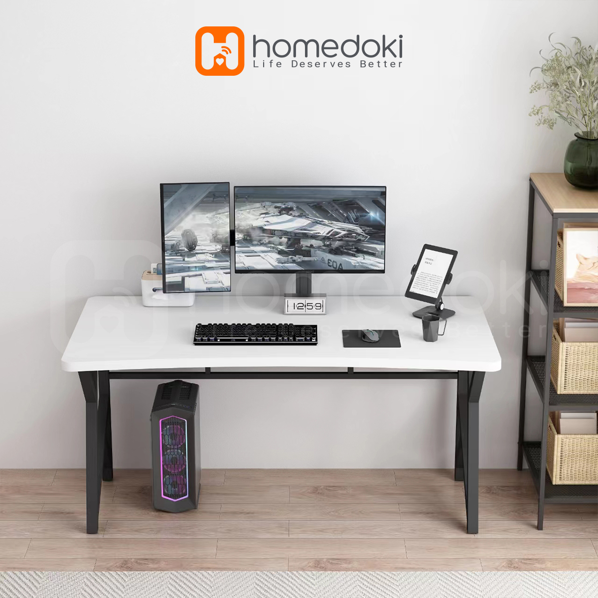 Jual Homedoki Meja Komputer / Meja Kerja / Meja Kantor Minimalis / Meja ...