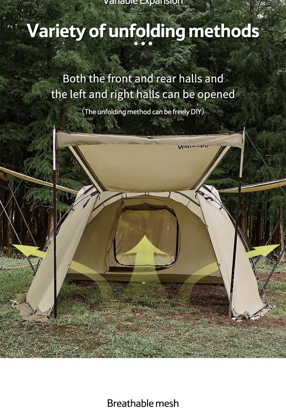 Jual Naturehike Tenda Glamping Premium NH22YW005 Aries Beta