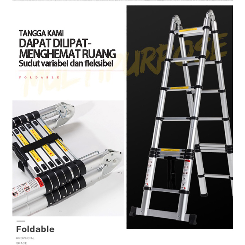 Jual Tangga Teleskopik Portabel Rumah Tangga 3.2Meter Multifungsi ...