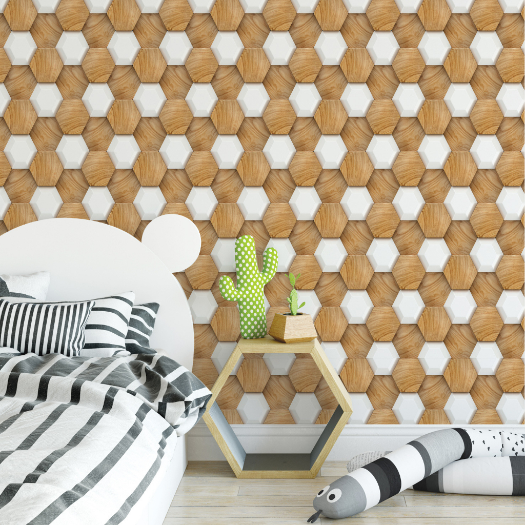 Jual Paus Biru - Wallpaper Dinding 3D Stereo Waterproof and Moisture ...