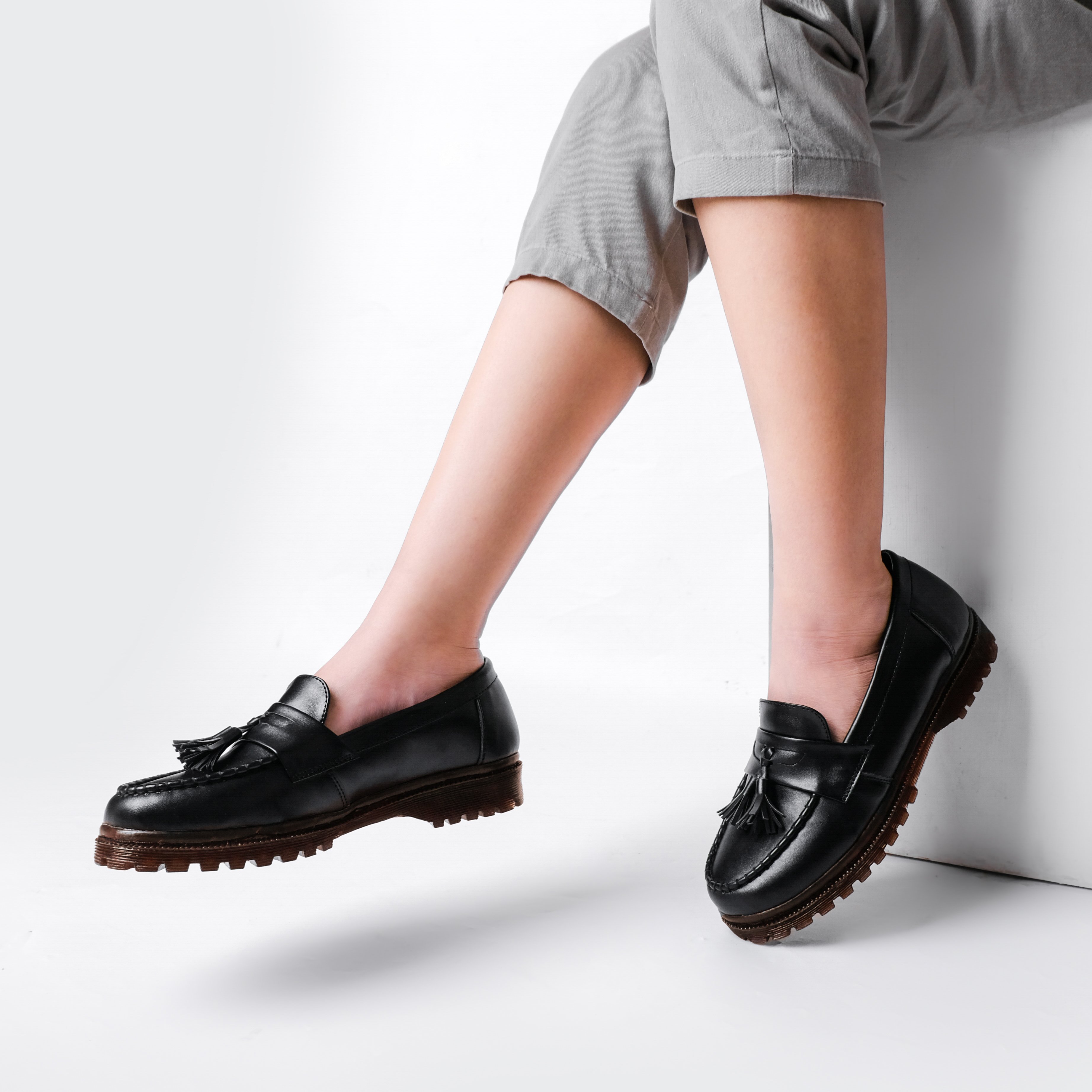 Jual Pamole - Sepatu Loafer Wanita Bahan Kulit Sintetis - Magna Series ...
