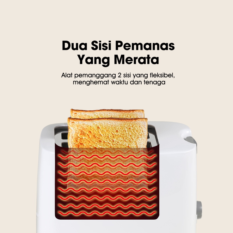 Jual SAMONO 500W Toaster Pemanggang Roti Listrik Bread Toaster 7 ...