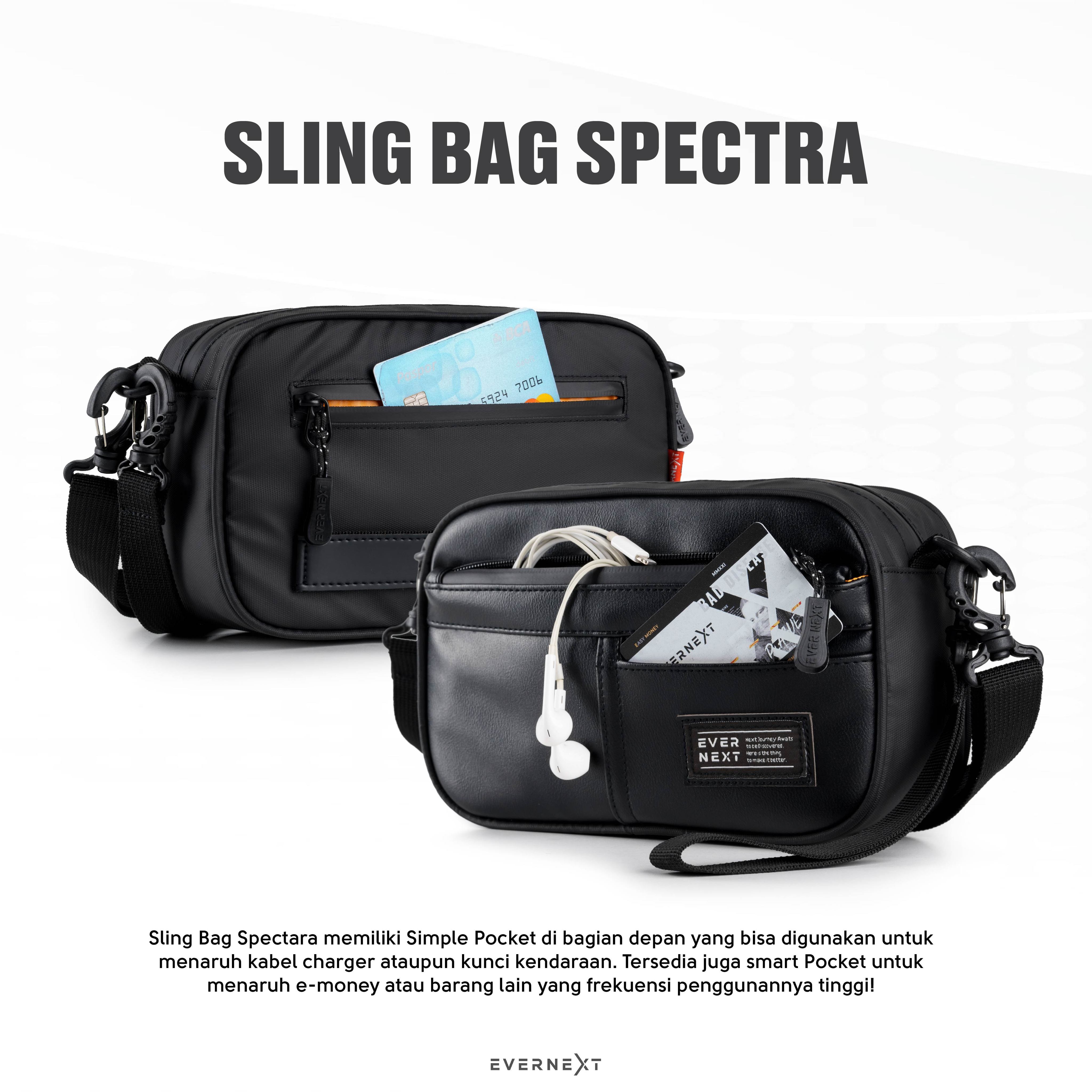 Jual Evernext - Clutch Bag Pria Multifungsi 3IN1 Sling Bag Pria Anti ...