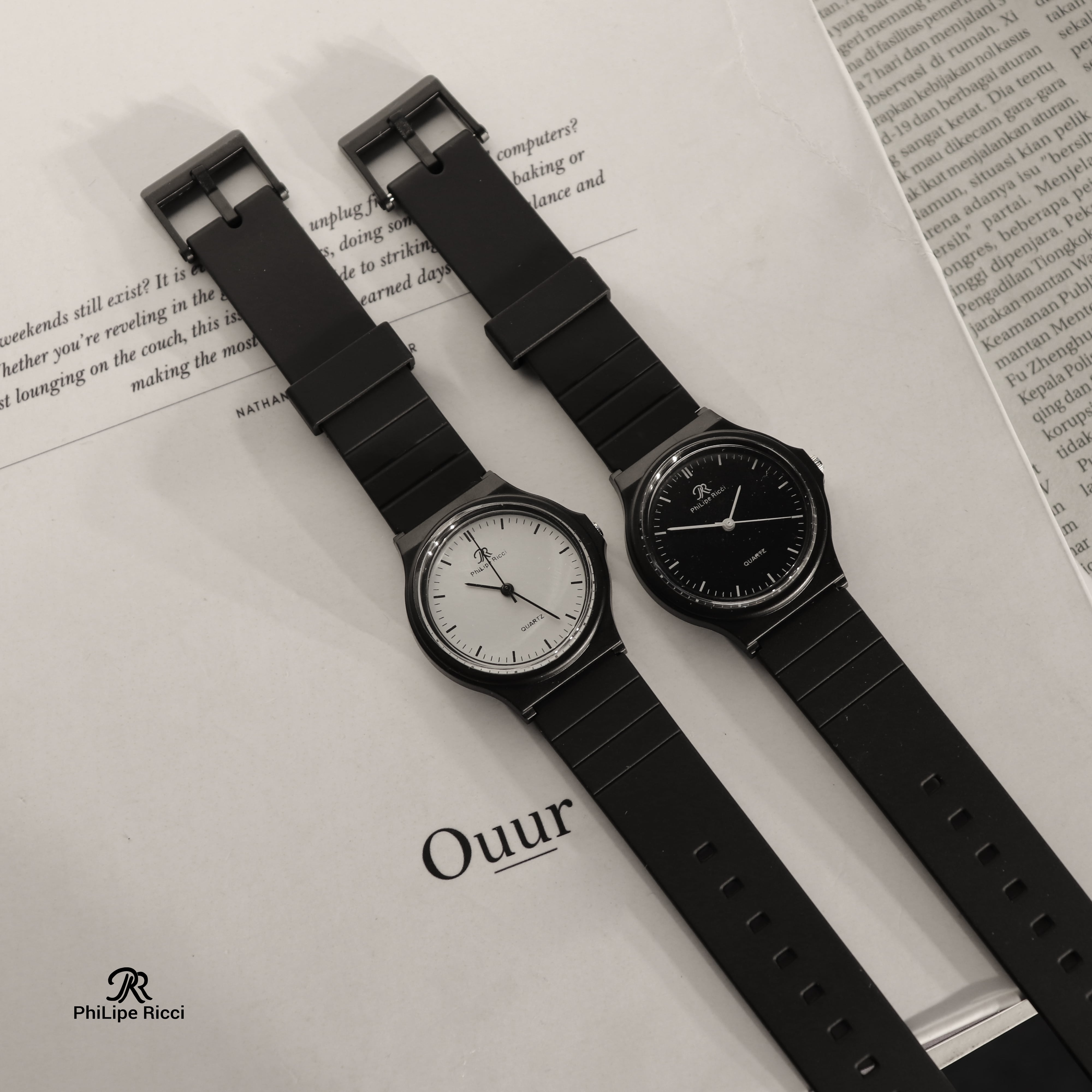 Jual PhiLipe Ricci Jam Tangan Pria Wanita Anti Air Original Analog ...