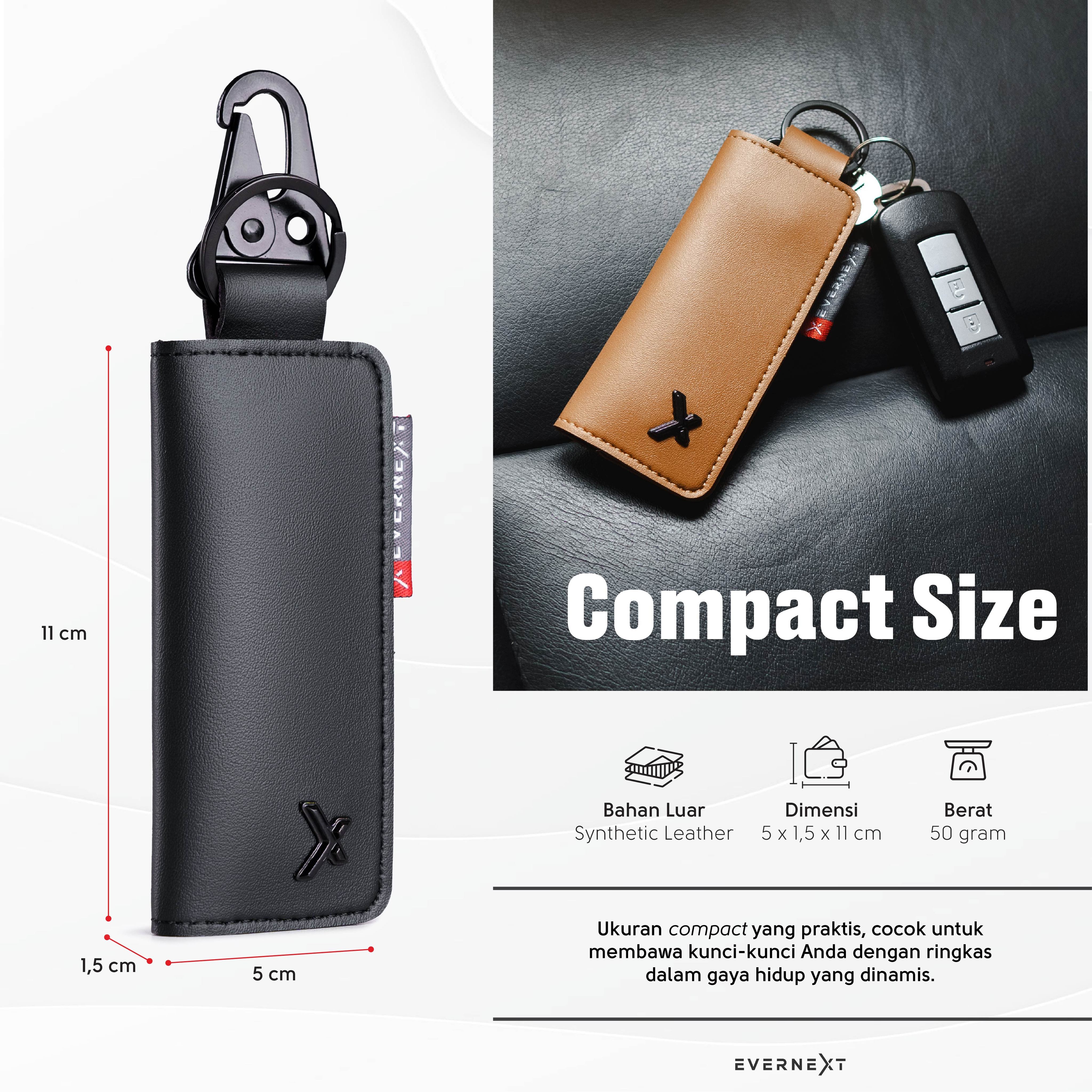 Jual Evernext - Dompet Kunci Kendaraan Key Wallet Zero Gantungan Kunci ...