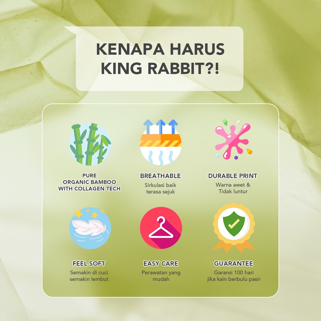 Jual King Rabbit Reserve Sprei Sarung Bantal & Sarung Guling Motif ...