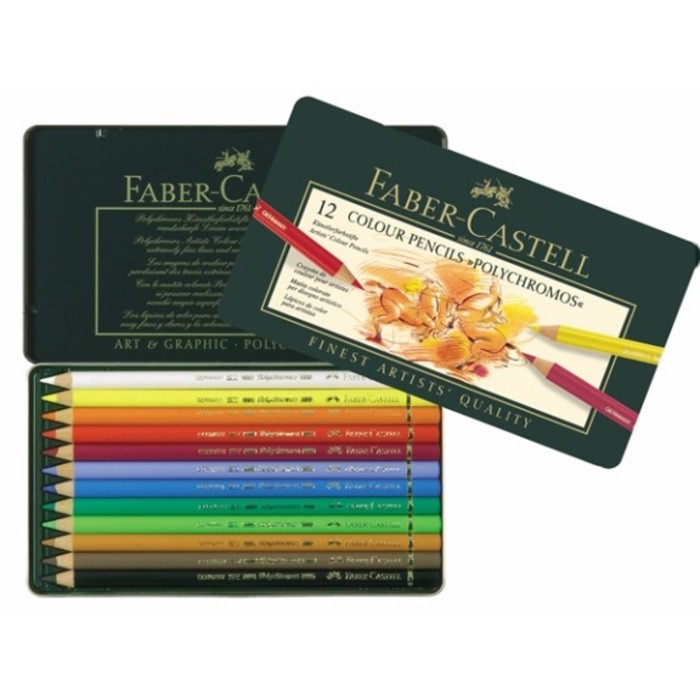 Jual Faber-Castell Polychromos Pencil 12 Tin Shopee Indonesia
