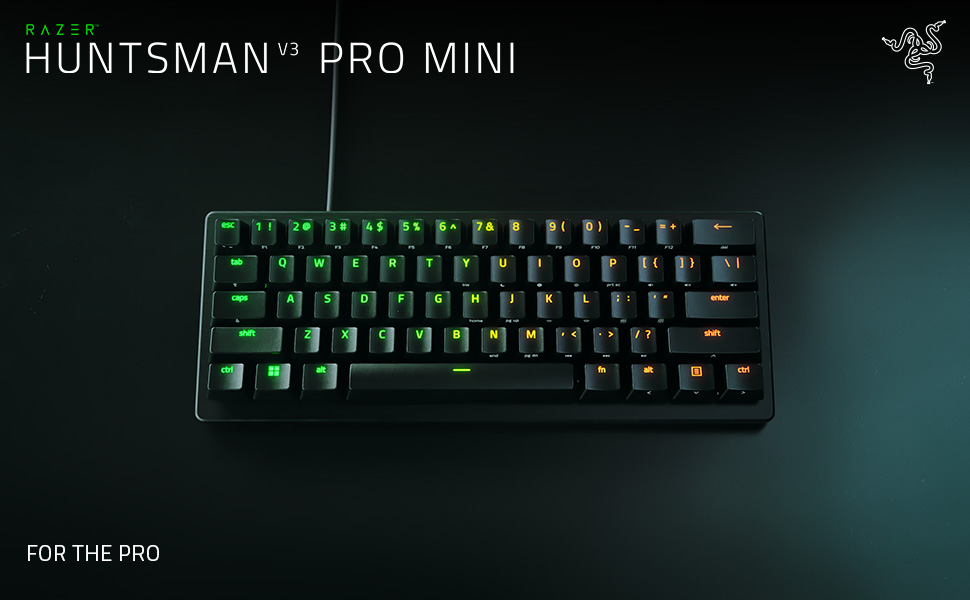 Jual Razer Huntsman V3 Pro Mini 60 Analog Esports Gaming Keyboard Shopee Indonesia