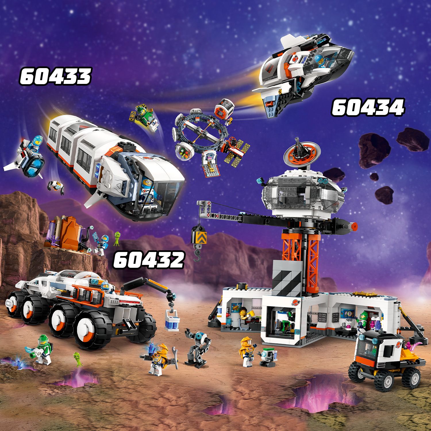 Jual LEGO City 60433 Modular Space Station Building Toy (1097