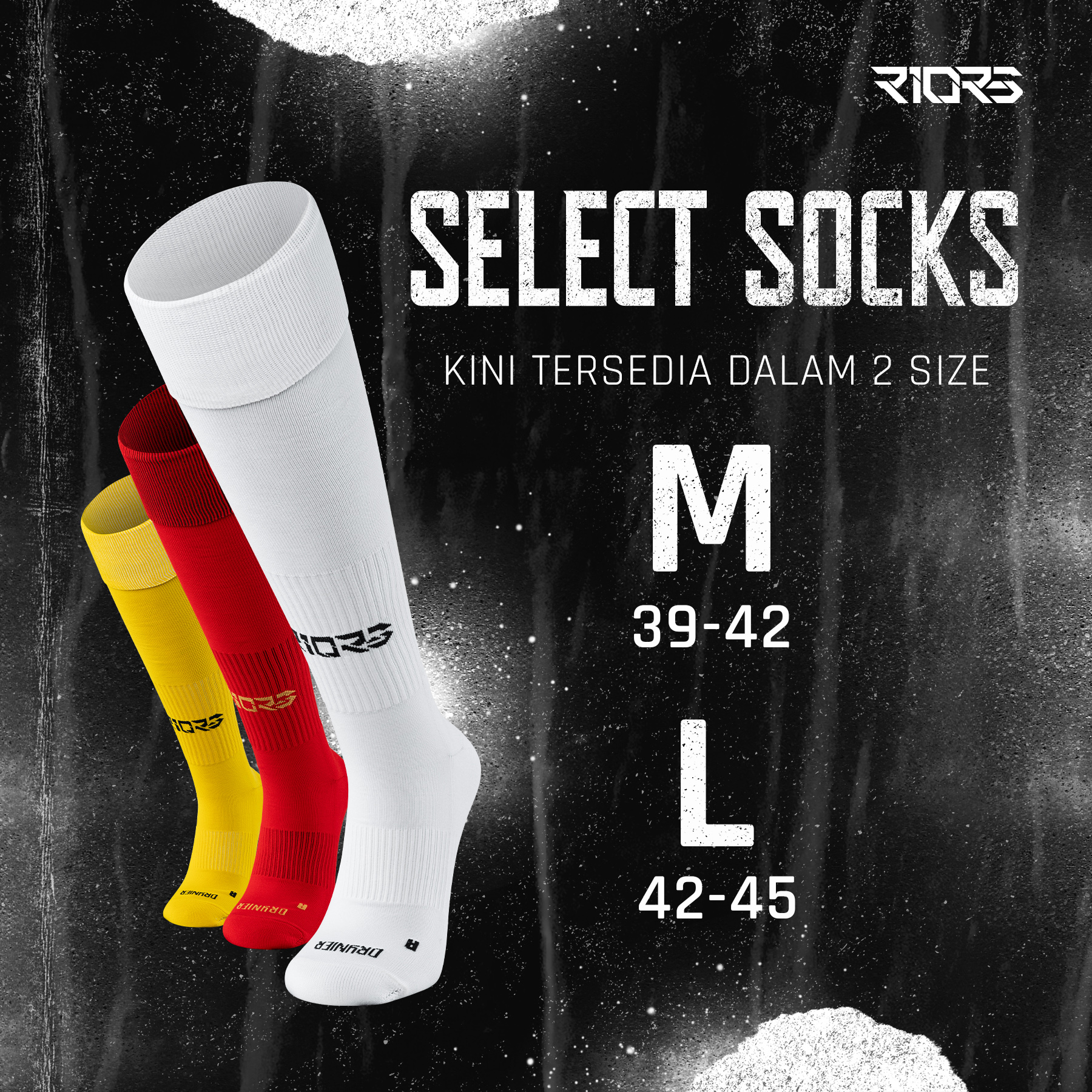 Jual Unisex Riors Select Football Knee Socks | Shopee Indonesia
