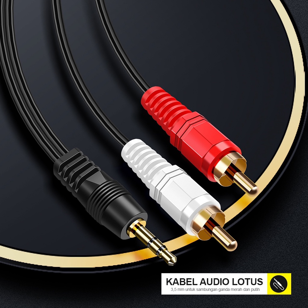 Jual Kabel Aux YESPLUS Jack Audio 3.5mm Panjang 1.5m Audio Kabel 1in2 ...
