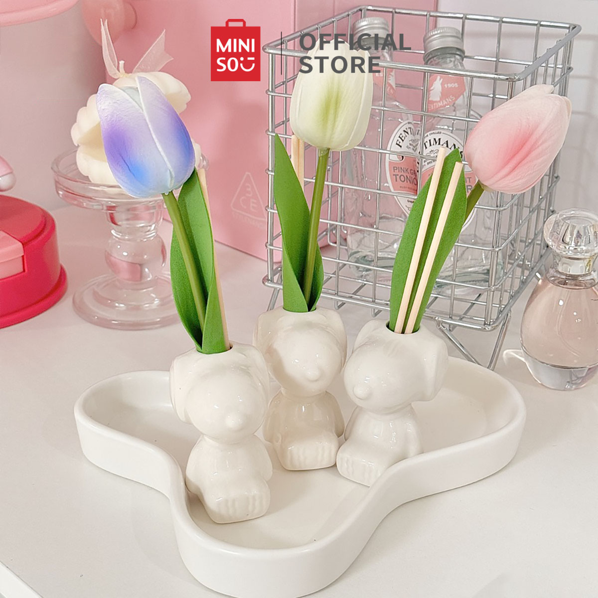 Jual Miniso x Snoopy Collection Aromaterapi Bunga Pengharum Bunga Non ...