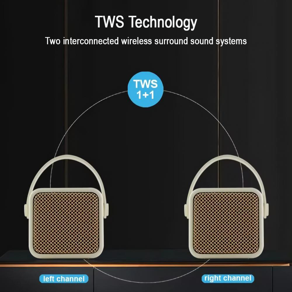 Jual KISONLI Speaker Bluetooth Mini 5.3 S1 Stereo TWS Sound Deep Bass ...