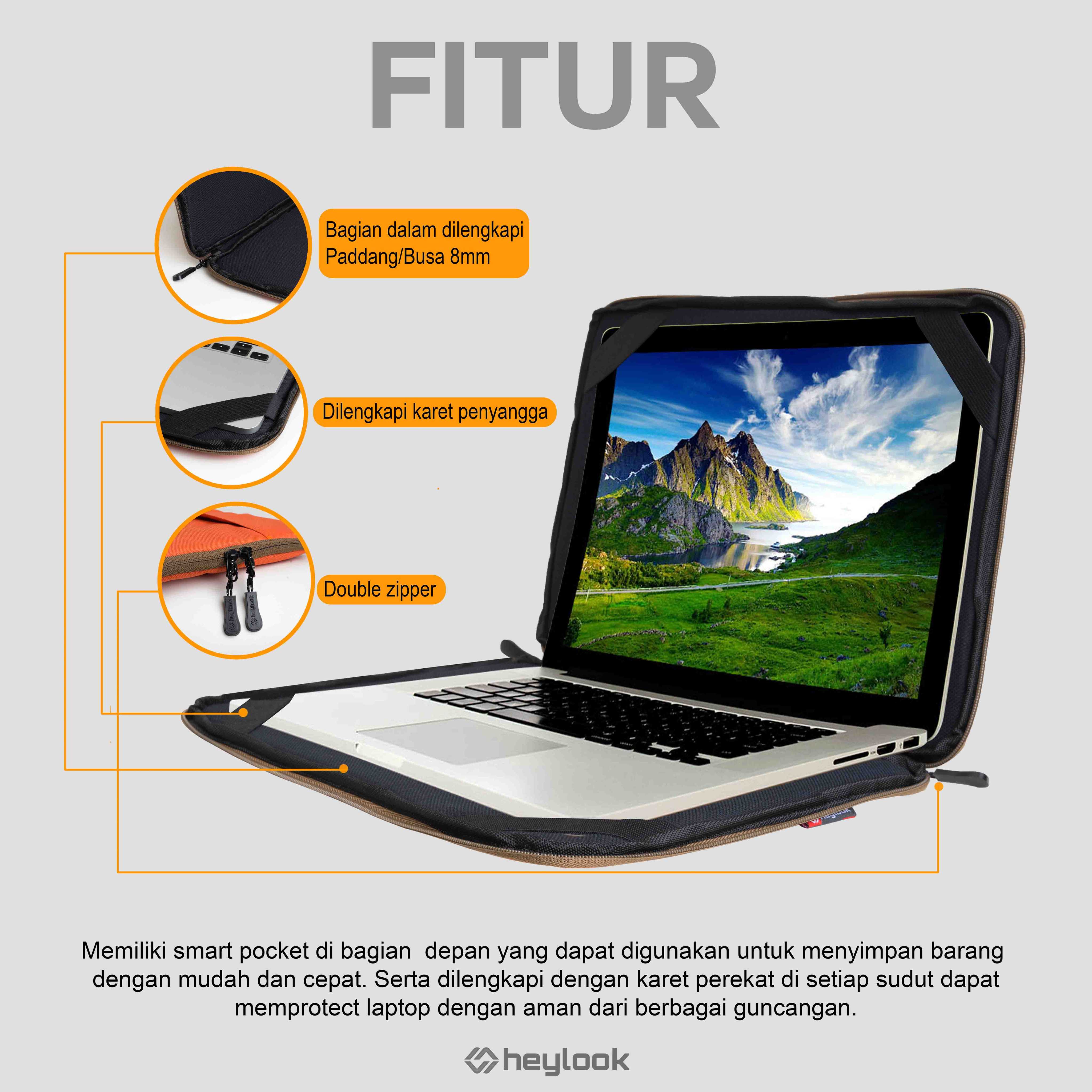 Jual HEYLOOK - Tas Laptop SYDNEY Soft Case Cover Pelindung Leptop ...